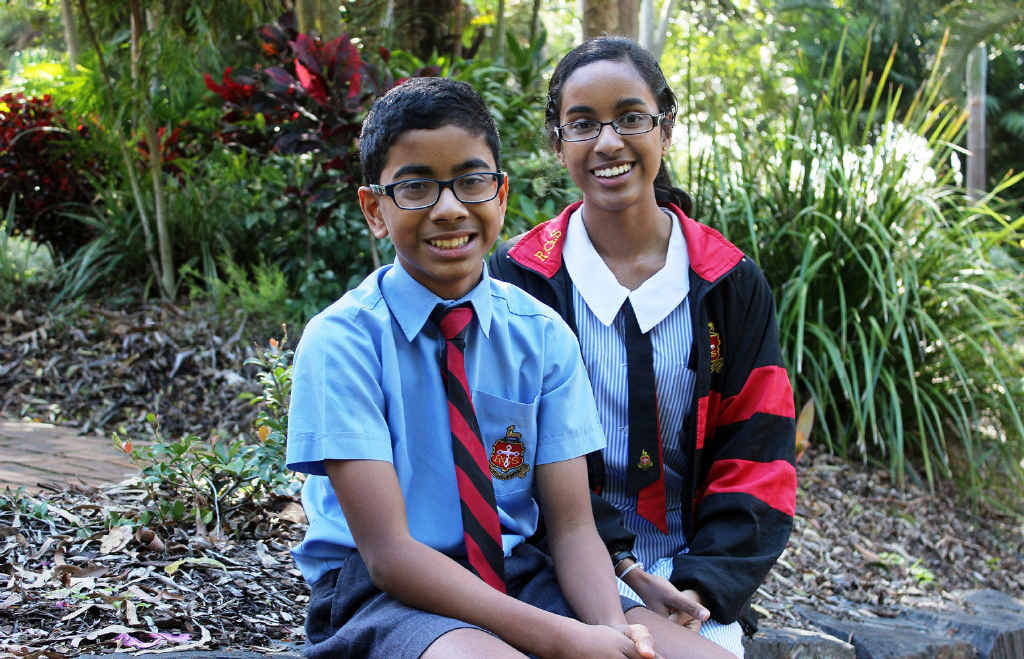 Rockampton Grammar School siblings Banuka Ralapanawa (Year 8) and his sister Dasuni (year 11). Rockampton Grammar School siblings Banuka Ralapanawa (Year 8) and his sister Dasuni (year 11).